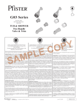 Pfister G01-3410 Installation guide