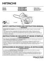 Hitachi CS33EA User manual