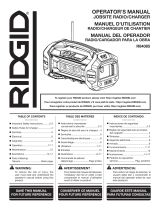RIDGID VMZR84085 User manual