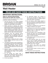 Broan 198 Installation guide