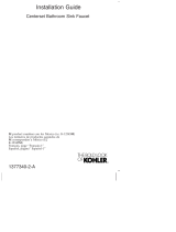 Kohler K-103K36-SANA-CP Installation guide