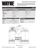 Wayne WSS30VN Operating instructions