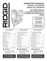 RIDGID R09892B-AC9302 User manual