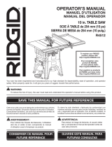 RIDGID R692BBN User manual