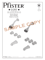 Pfister LG01-3110 Installation guide