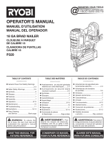 Ryobi P320-P360-PSK005 User manual