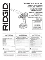 RIDGID R8611506BN User guide