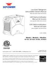 XPOWER XD-85LH-GREEN User manual