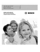 Bosch HCP30651UC Owner's manual