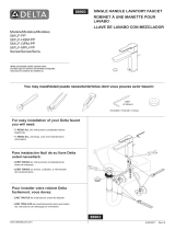 Delta Faucet 581LF-HGM-PP Installation guide