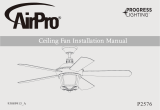 Progress Lighting AirPro P2576 Installation guide