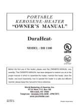 DuraHeat DH1100 User manual