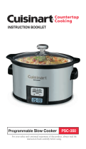 Cuisinart PSC-350 User guide