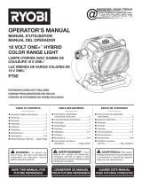 Ryobi P795-P163 User manual