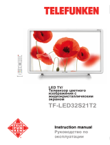 Telefunken TF-LED32S21T2 User manual