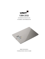 Unit UBS-2152 User manual