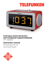 Telefunken TF-1633U Red/Orange User manual