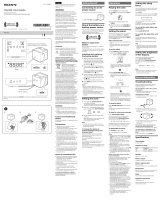 Sony ICF-C1T Red User manual