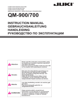 Juki QM 900 User manual