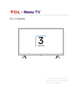 TCL TCL 3-Series TV User manual