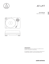 Audio Technica AT-LP7 User manual