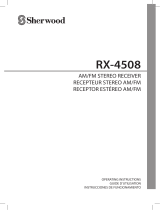 Sherwood RX4508 User manual