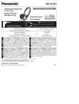 Panasonic RP-HT161-K User manual