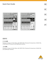 Behringer XENYX X1204USB Installation guide