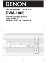 Denon DVM-1805 User manual