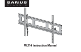 Sanus MLT14-B1 User manual