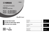 Yamaha RX-A3080 User guide