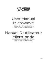 Commercial Chef WCM770W User manual