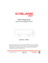 GASLAND30" Range Hood, Chef BI30SP Built-in 30 Inch Range Hoods, 3 Speed 450 CFM Stainless Steel Ducted Exhaust Kitchen Hood Fan, Push Button Control, LED Lights, Aluminum Mesh Filters