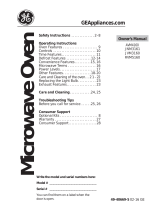 GE JVM3160RFSS User manual