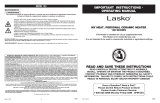 Lasko 100 User manual