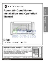 Friedrich CP06G10A User manual