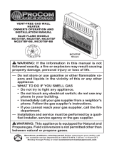 ProCom Heating MG30TBF User manual