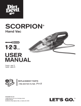 Dirt Devil Scorpion User manual