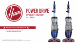 Hoover Power Drive Pet Upright Vacuum User manual