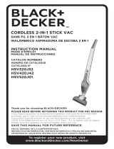 Black & Decker HSV520J01 User manual
