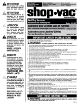 Shop Vac K250 User manual