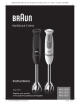 Braun MQ5025 User manual