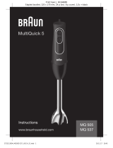 Braun MQ 537 User manual