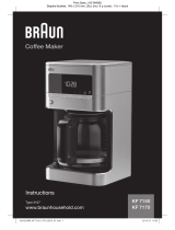 Braun KF 7150/ KF 7170 Coffee Maker User manual
