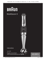 Braun MQ9097 User manual