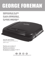 George Foreman GRP1001BP-T User manual