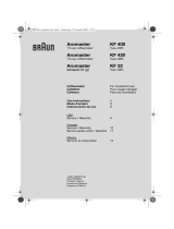 Braun KF400-WH User manual