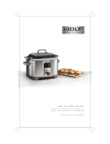 Wolf Gourmet WGSC120S Programmable Multi Function Cooker User manual