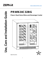 Zephyr Presrv Dual Zone Wine & Beverage Cooler Installation guide