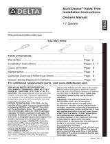 Delta Faucet T17293-RB-I User manual